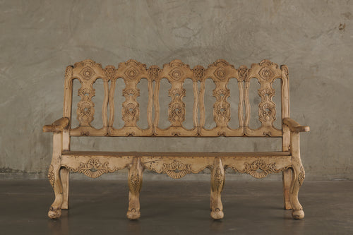 PERUVIAN ALISO WOOD BENCH